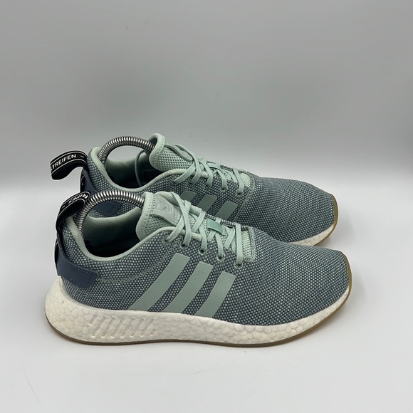 adidas gazelle silver green womens Adidas Originals NMD_R2 Women's Shoes Grey/Crystal White – Sports Plaza NY main image 1